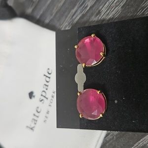 Kate Spade pink stone earrings